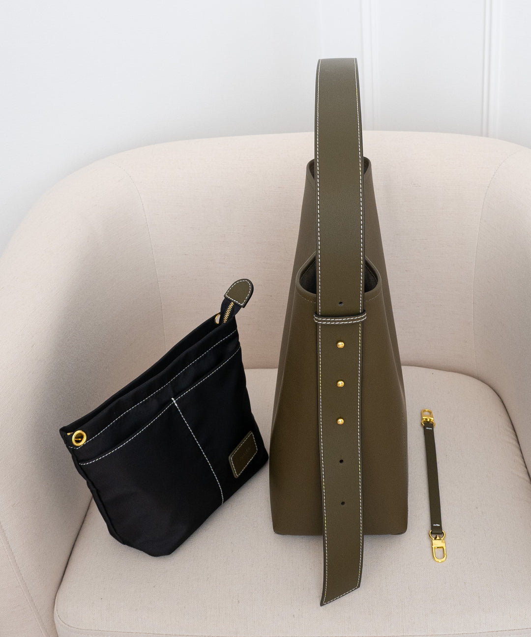 Jolina Bucket Tote | Elevated Leather Tote Bag – AALLYN
