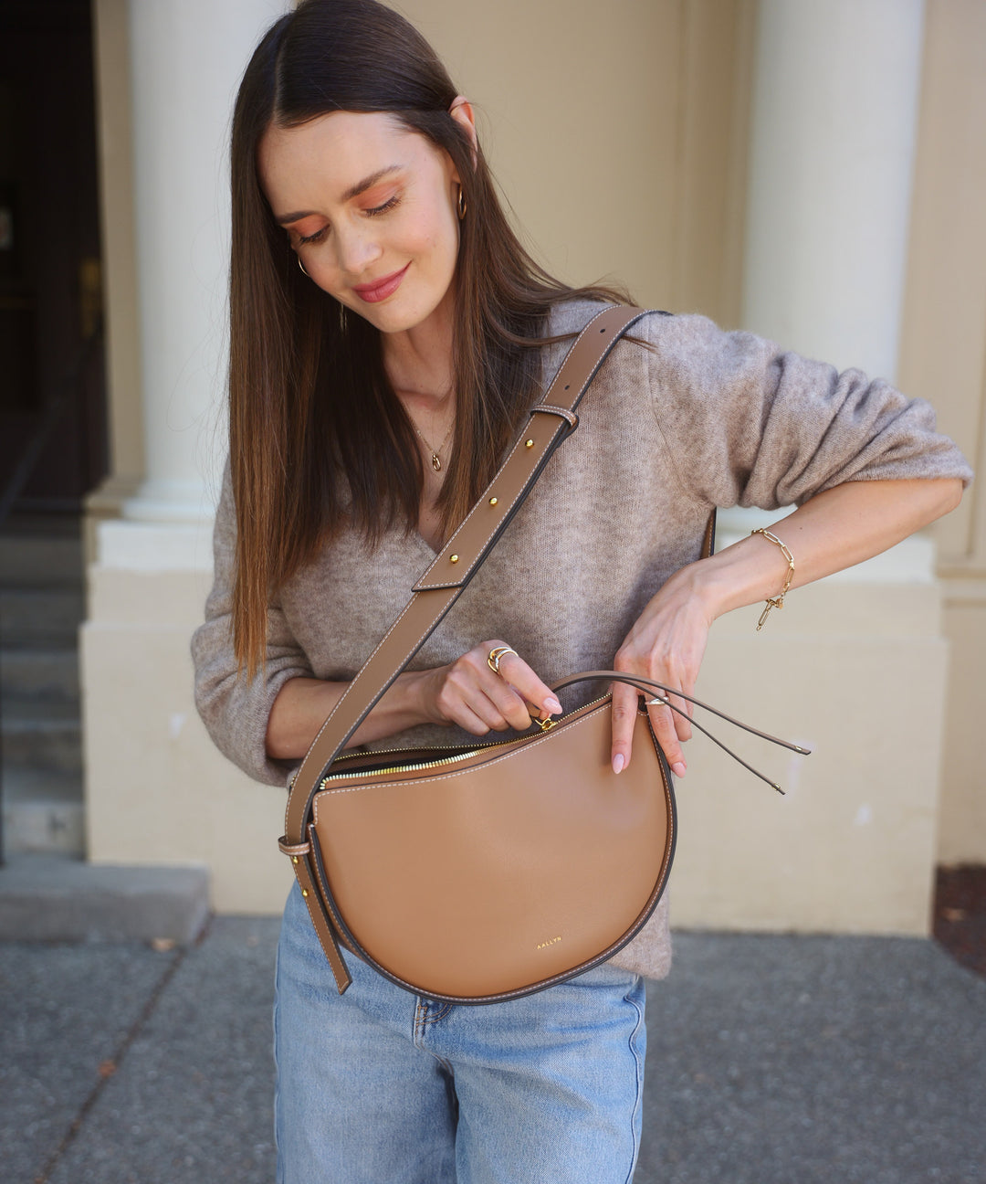Elara Convertible Bag | 3-in-1 Leather Crossbody, Shoulder & Top
