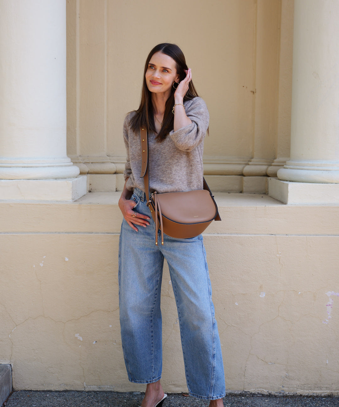 Elara Convertible Bag | 3-in-1 Leather Crossbody, Shoulder & Top