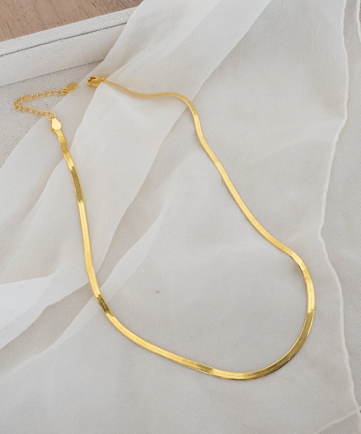 Aria Herringbone Necklace