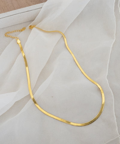 Aria Herringbone Necklace