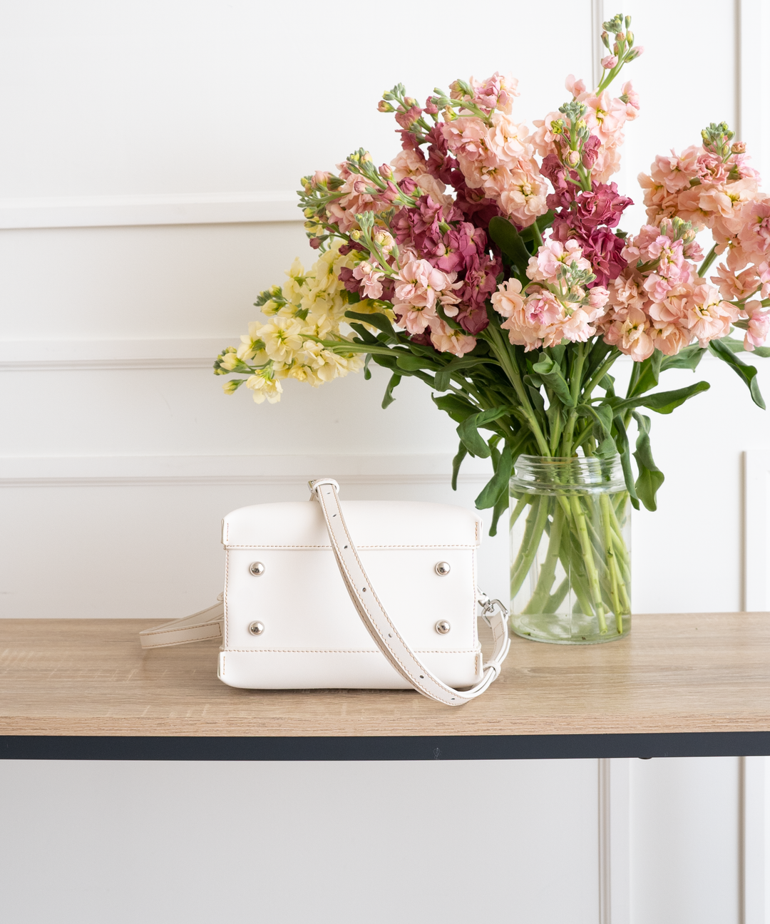 Mini Stella Satchel | Compact Leather Satchel with Dual Straps